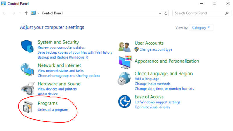Uninstall Roundcube Webmail in Windows 10